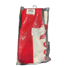 Carino Nylon/Spandex Half Terry Soccer Sock - Red/White